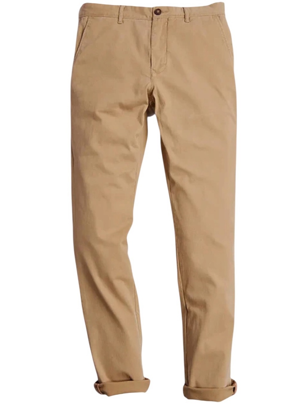 Mott & Bow Men's Everyday Comfort Slim Chino Pants Khaki Size 38x32